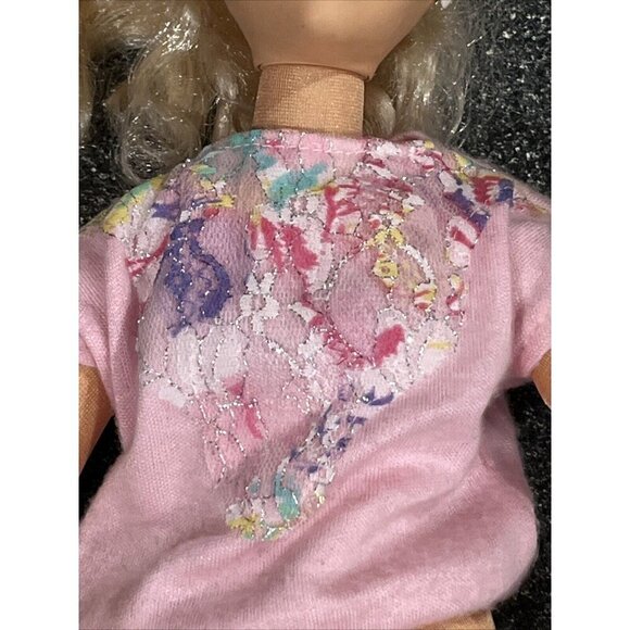 Vintage Mattel 1986 Hot Looks 18" Fashion Doll Blonde outfits wedding dress comb - Picture 4 of 16